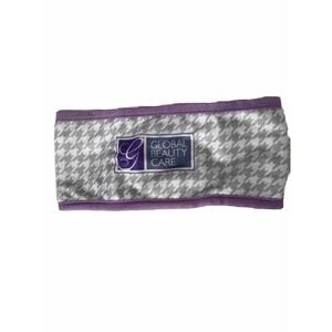 Adjustable NEW Spa Headband Purple Gray White Global Beauty Care Spascriptions